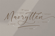 Victorya Maoreely, a Script Font by Integritype Studio (Thumbnail 14 of 15)