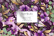 Violet Garden Patterns & Motifs, a Pattern Graphic by Zeesi Design Garden (Thumbnail 1 of 11)