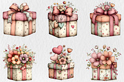Mother's Day Gift Box Clipart, an Illustration by Rose Art (Thumbnail 4 of 5)
