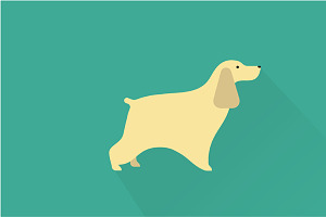 Spaniel dog icon
