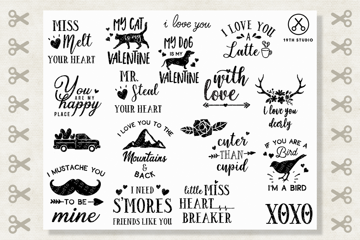 Valentine's Day SVG Bundle | MB19, an Illustration by Craft House SVG (Photo 2 of 4)