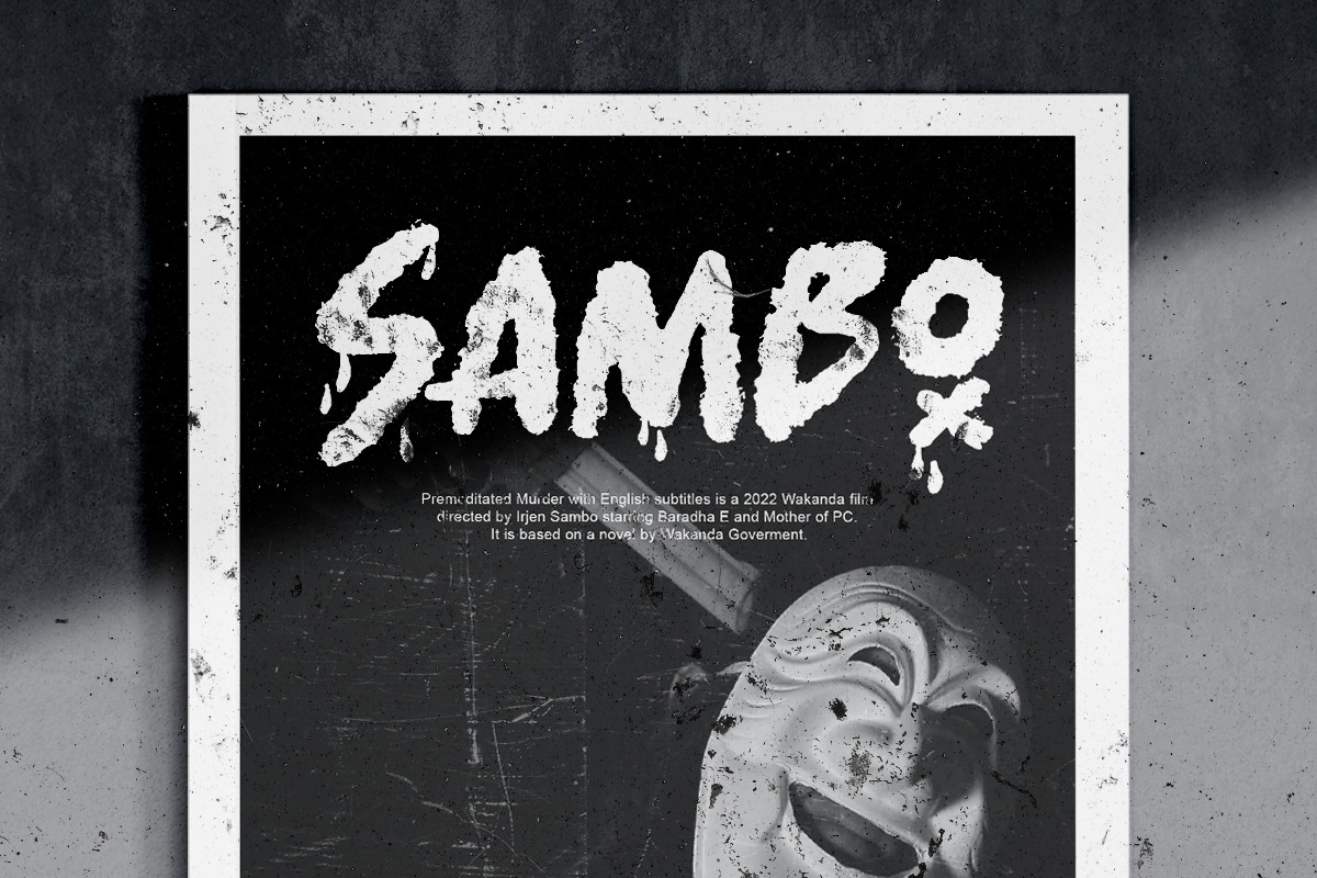 Fright Hours - Bloody Horror Font, a Font by Sarid Ezra (Photo 5 of 10)