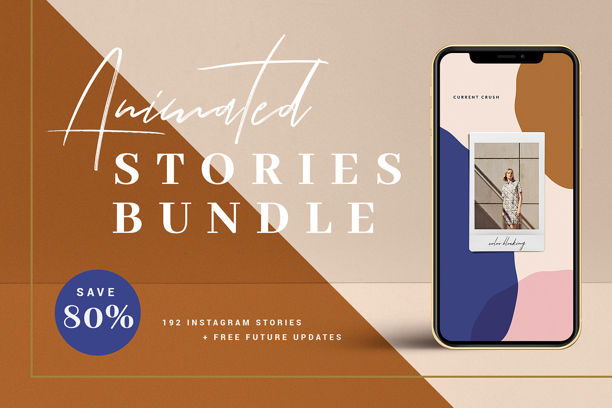 BUNDLE Animated Instagram Stories, a Social Media Template by Ruby&Heart Studio (Photo 1 of 22)