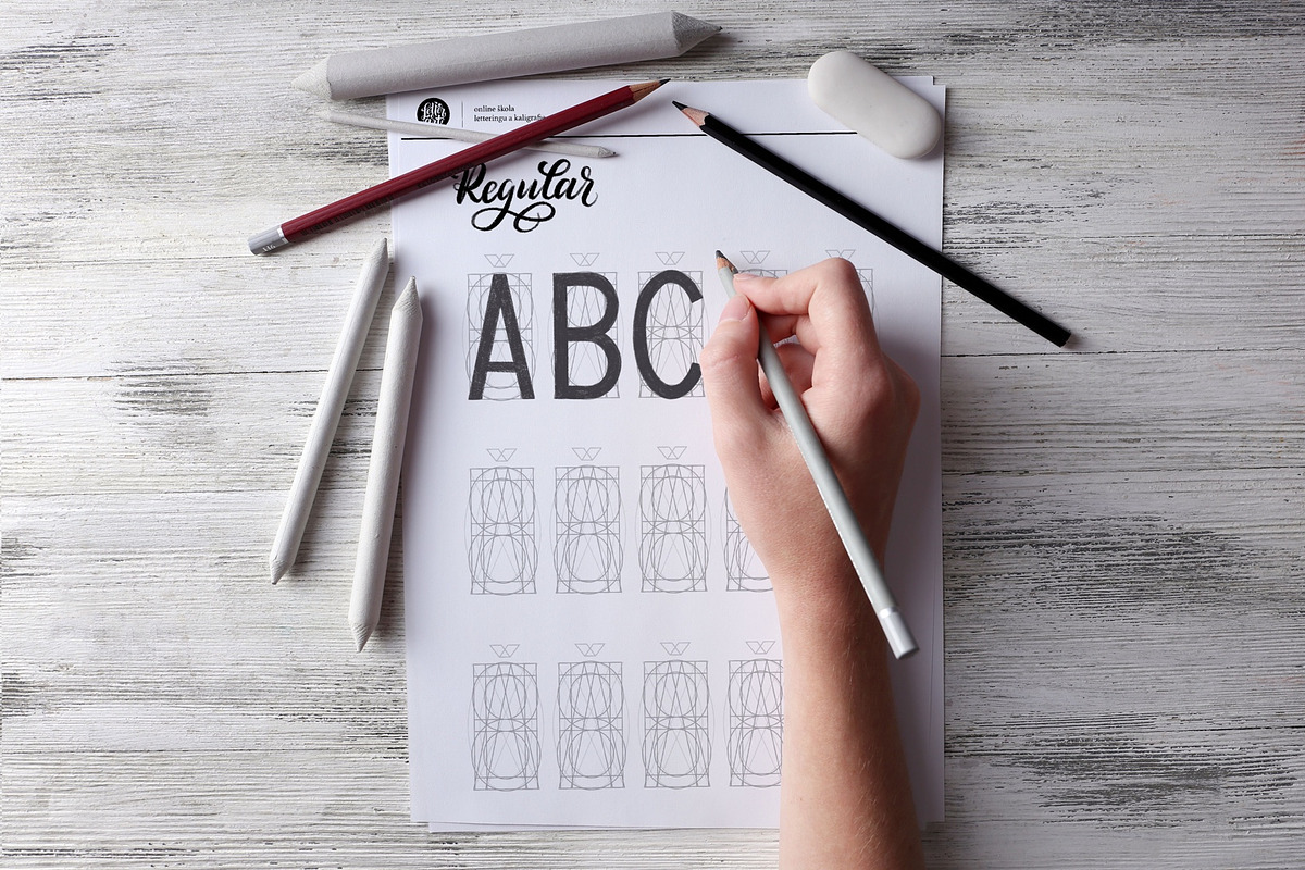 Letter Grid, a Templates & Theme by tatiananemna (Photo 2 of 3)