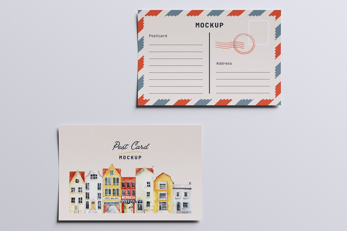 Postcard Mockup, an Advertising Mockup by Twins_studio926 (Photo 5 of 5)