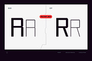 Military JR34 - Adventure 9 Fonts, a Sans Serif Font by Casloop Studio (Thumbnail 4 of 9)