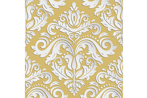 Seamless Vector Pattern With 3D, a Pattern Graphic by FineArtStudio