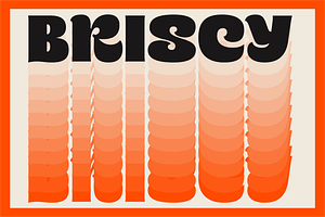 SG - BRISCY Display Font