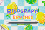 Procreateibox Risograph Brushes, a Brush Add-On by ProcreateiBox (Thumbnail 1 of 10)