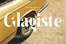 Glagiste - Modern Bold Serif Font