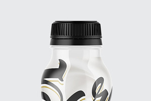 Matte Yogurt Bottle Mockup