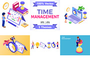 Planning Schedule or Time Management, an Education Illustration by TAlex (Thumbnail 1 of 6)