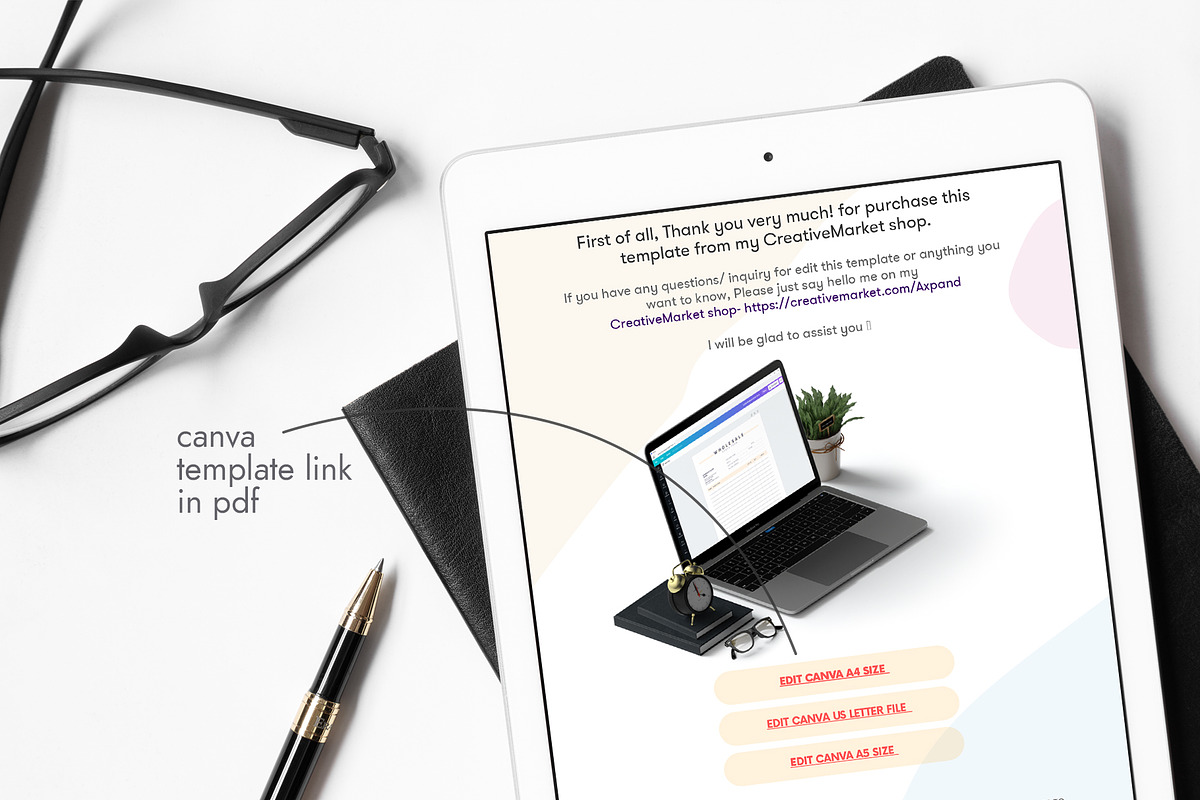 Printable order form canva/photoshop, a Templates & Theme by Axpand (Photo 7 of 7)