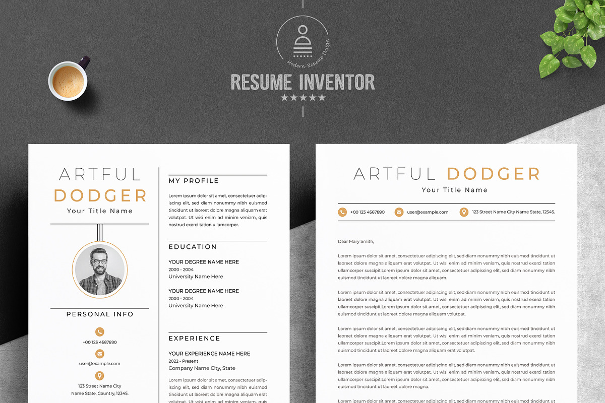 Business Professional Resume Layout, a Resume Template by ResumeInventor (Photo 2 of 5)