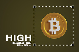 Bitcoin Mining 3d Icons Bundle