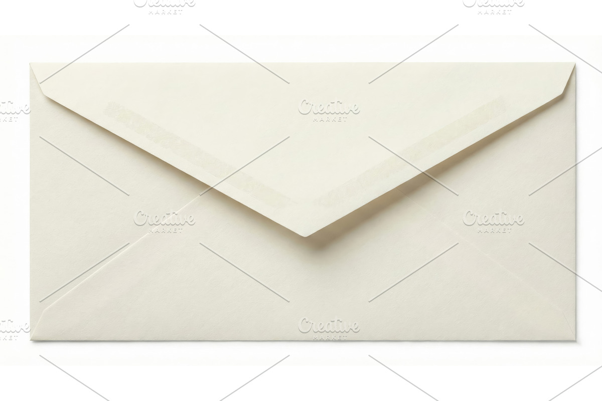 Logo Space White Envelope, an Object Illustration by CREATIVEDEF