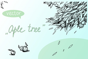 Apple tree branch