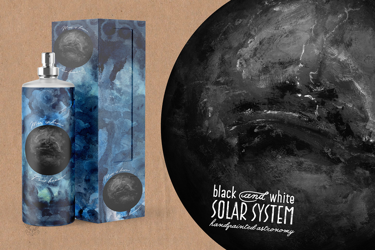 Solar System with gouache and ink, an Illustration by Andrea Tardivo (Photo 12 of 16)