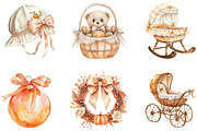 Autumn Pumpkin Baby Shower, a Seasonal Illustration by Designking (Thumbnail 2 of 4)