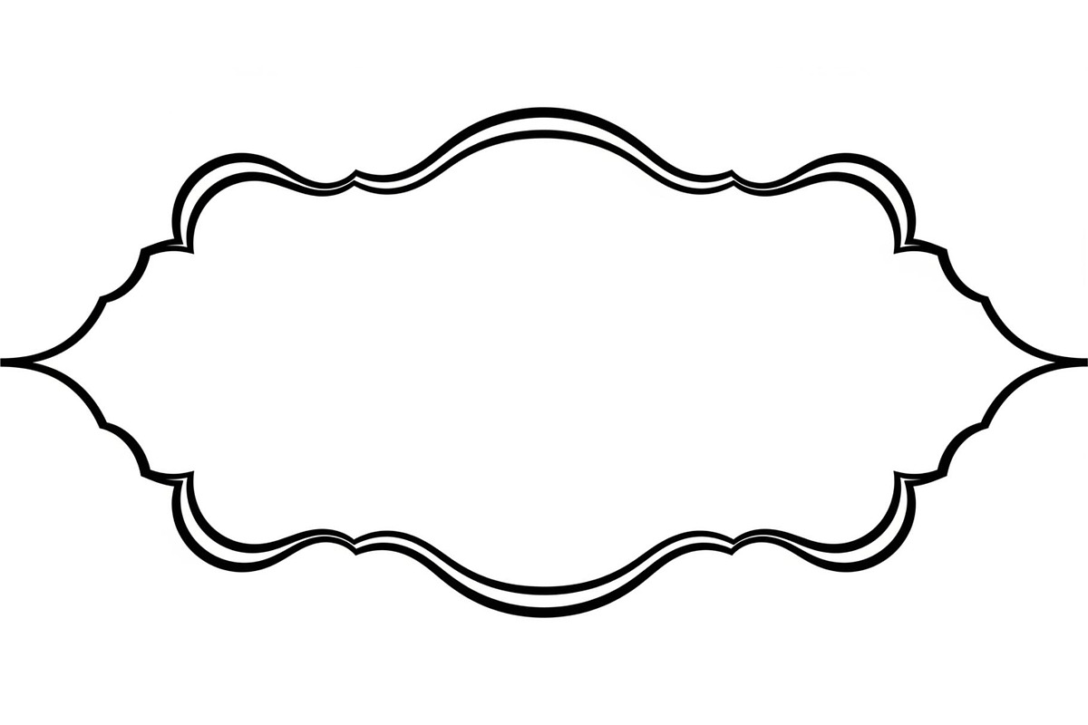 Wavy Scalloped Label Frame Bundle, an Illustration by musafir_fashion (Photo 28 of 51)