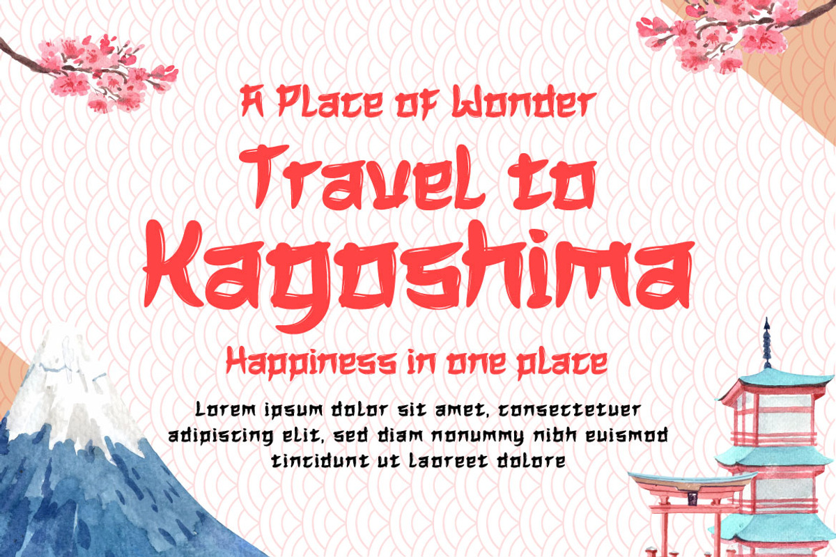 QATORA Faux Japanese Font, a Font by twinstd (Photo 7 of 10)