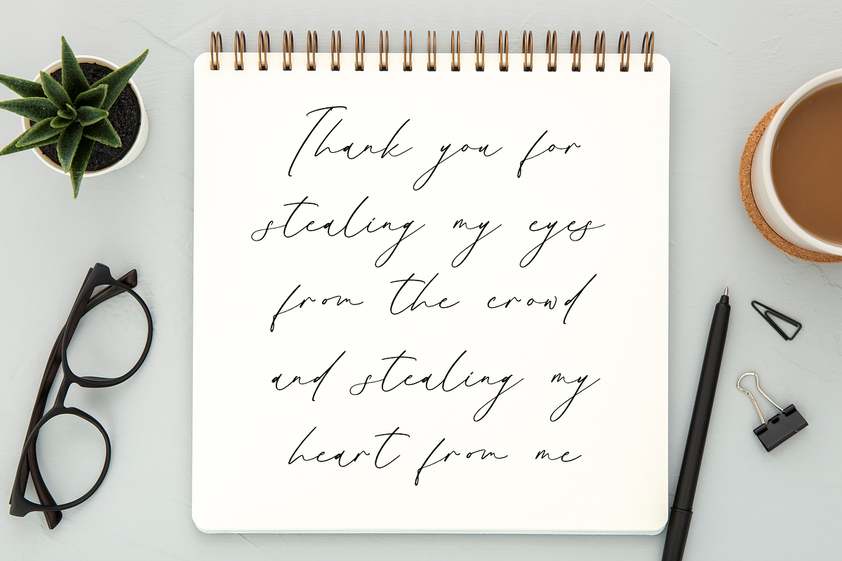 Gatenfield Mondilla Modern Signature, a Script Font by Storytype Studio (Photo 7 of 15)