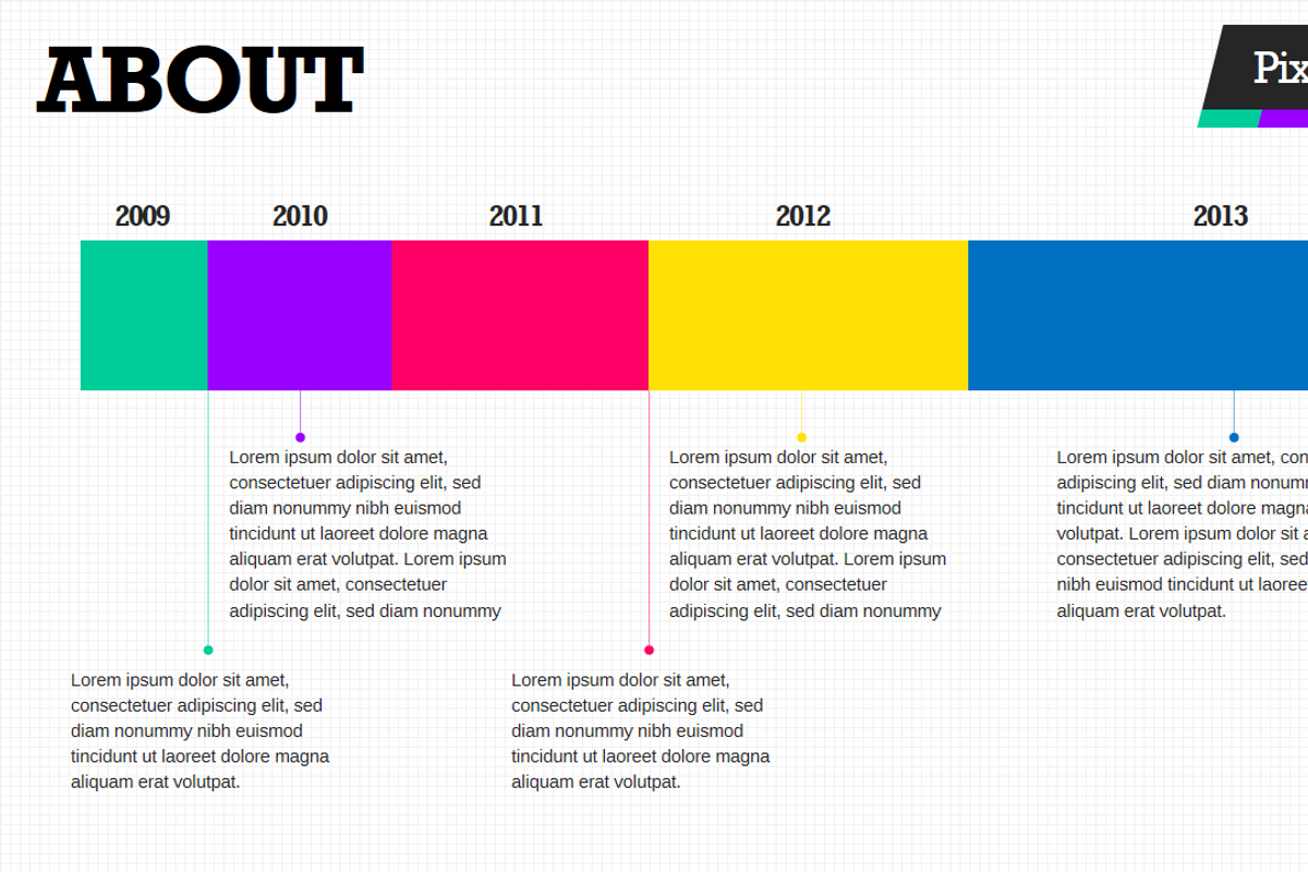 Colorful Pixelate PowerPoint, a Presentation Template by Warna Works (Photo 3 of 5)