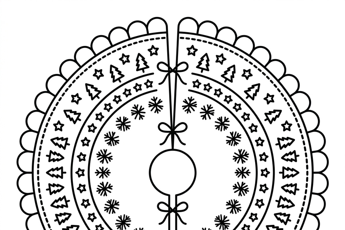 45 Christmas Tree Decorating Icons, an Outline Icon by adenpinkstore (Photo 17 of 22)
