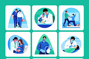 Health and Hospital Art Set, a Healthcare Illustration by Brickclay (Thumbnail 9 of 9)