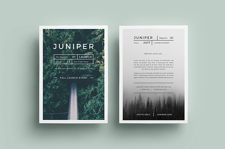 J U N I P E R  Flyer Template