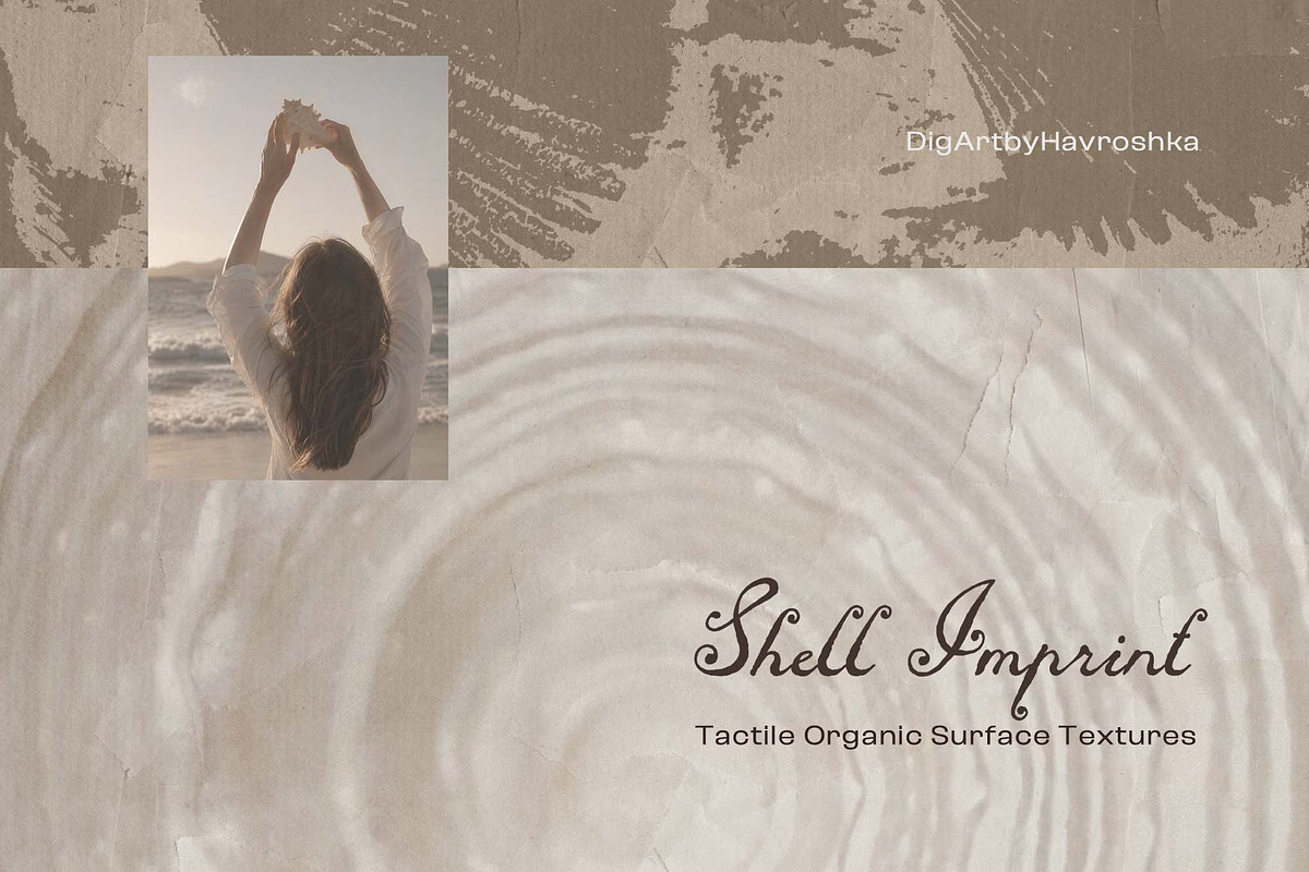 Shell Imprint textures, a Background Graphic by DigARTbyHavroshka (Photo 12 of 12)