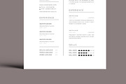 Minimalist Job Resume Design, a Resume Template by MightyDesign (Thumbnail 3 of 8)