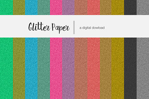 Glitter Digital Papers