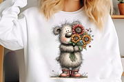 Whimsical summer teddy bear clipart, an Illustration by SinaCreation (Thumbnail 5 of 8)