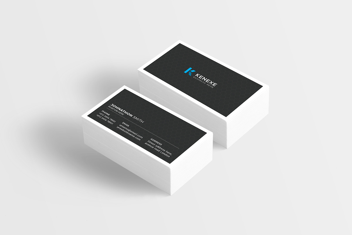 Cool Business Card Template, a Business Card Template by Creative_Arts (Photo 1 of 3)