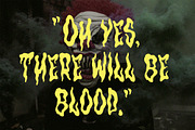 Halloween Horror Fonts | Hantu, a Font by tomatstudio (Thumbnail 4 of 10)