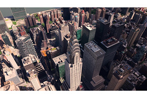 Aerial view of New York City's