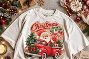 Santa Christmas PNG Bundle 12 pics, a Decorative Illustration by ElDesignState (Thumbnail 9 of 15)