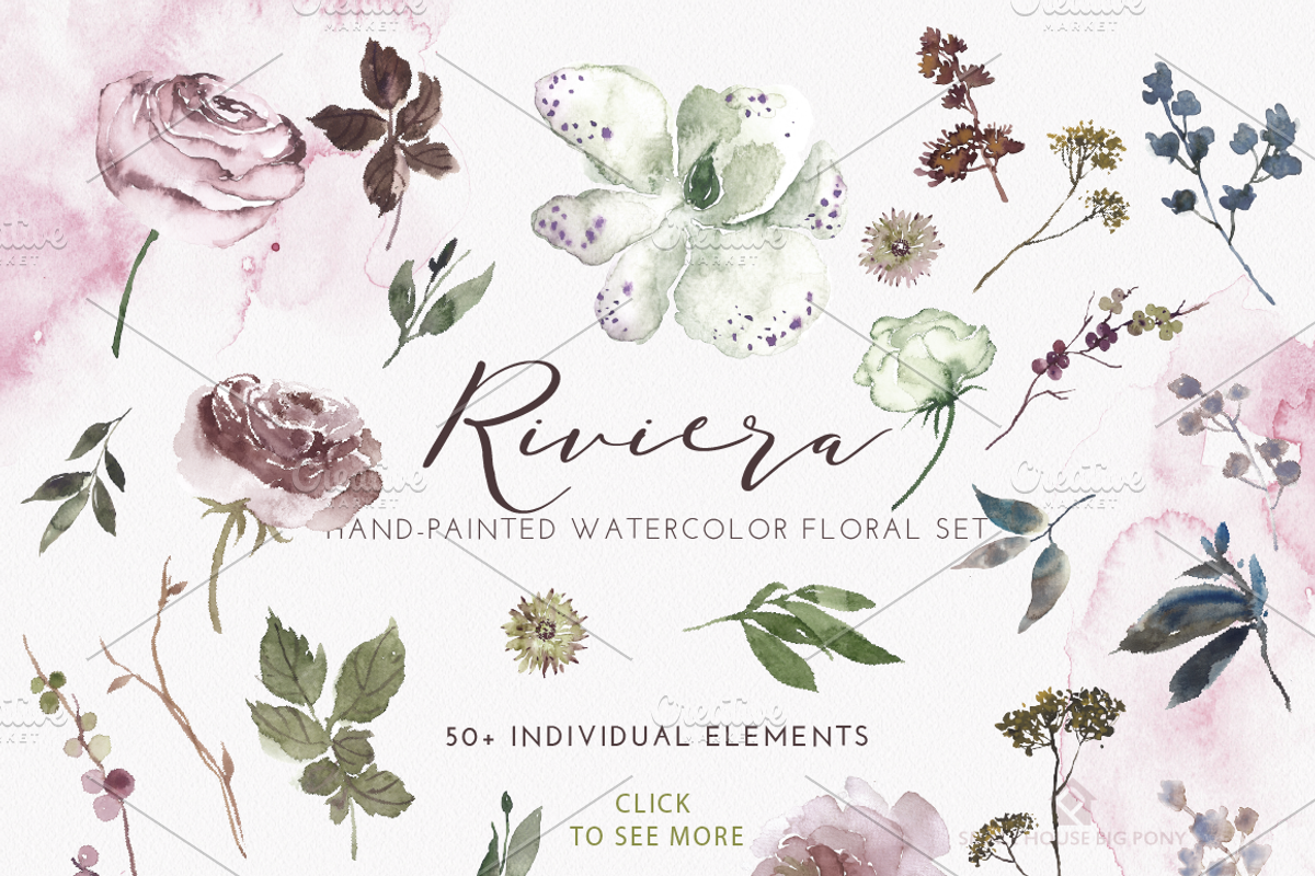 Riviera - Hand-painted Watercolor, an Illustration by SmallHouseBigPony (Photo 8 of 11)