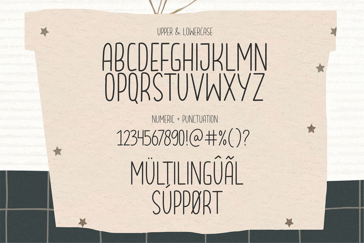 Dream Story - Monoline Handbrushed, a Sans Serif Font by Letterative Studio (Photo 6 of 6)