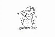Halloween Coloring Book Set Pack, an Illustration by Creativeshirt (Thumbnail 8 of 19)