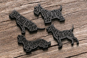 Terrier dogs Silhouettes, an Animal Illustration by pet design shop (Thumbnail 10 of 13)