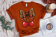 Cherry Leopard Coquette Bow Png, an Illustration by Libby Wishes (Thumbnail 7 of 8)