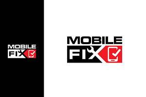 Mobile Repairing Vector Logo Design