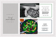 FOODIE facebook posts pack, a Social Media Template by Vova (Thumbnail 3 of 6)