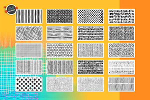 Lazy Lines Procreate Texture Pack