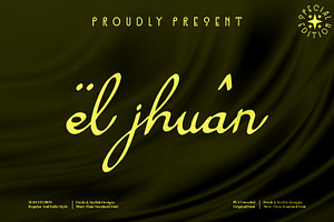 El Jhuan - Script Style Font