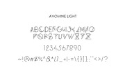Avomine, a Sans Serif Font by kecikreative (Thumbnail 5 of 5)
