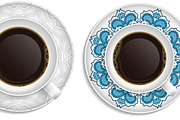 Realistic Tea cups, top view, an Object Graphic by Sunny Design (Thumbnail 4 of 4)