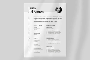 Simple Resume Cover Letter Canva